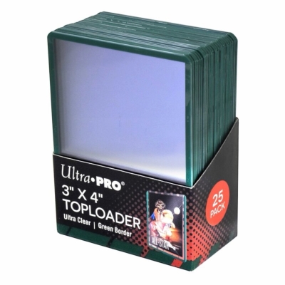 Ultra pro Toploader Green border